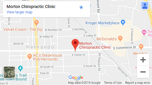 Hernando MS Chiropractic Map